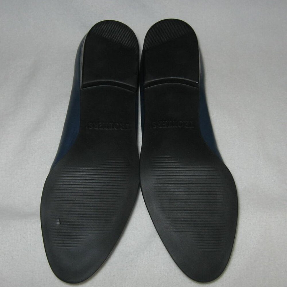 Trotters Relate Leather Loafer Flat Size 8.5 Blue NWOT - Picture 6 of 11